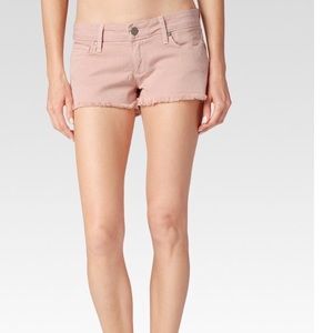 P a i g e  b l u s h  d e n i m  s h o r t s